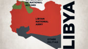 Libye: Qui contrôle quoi. Équilibre des forces adverses en Libye. Carte avec les zones sous le contrôle du Gouvernement d’entente nationale (GNA), et celles contrôlées par l'Armée nationale libyenne (ANL)